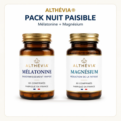 Pack Nuit Paisible Althévia® – Mélatonine + Magnésium