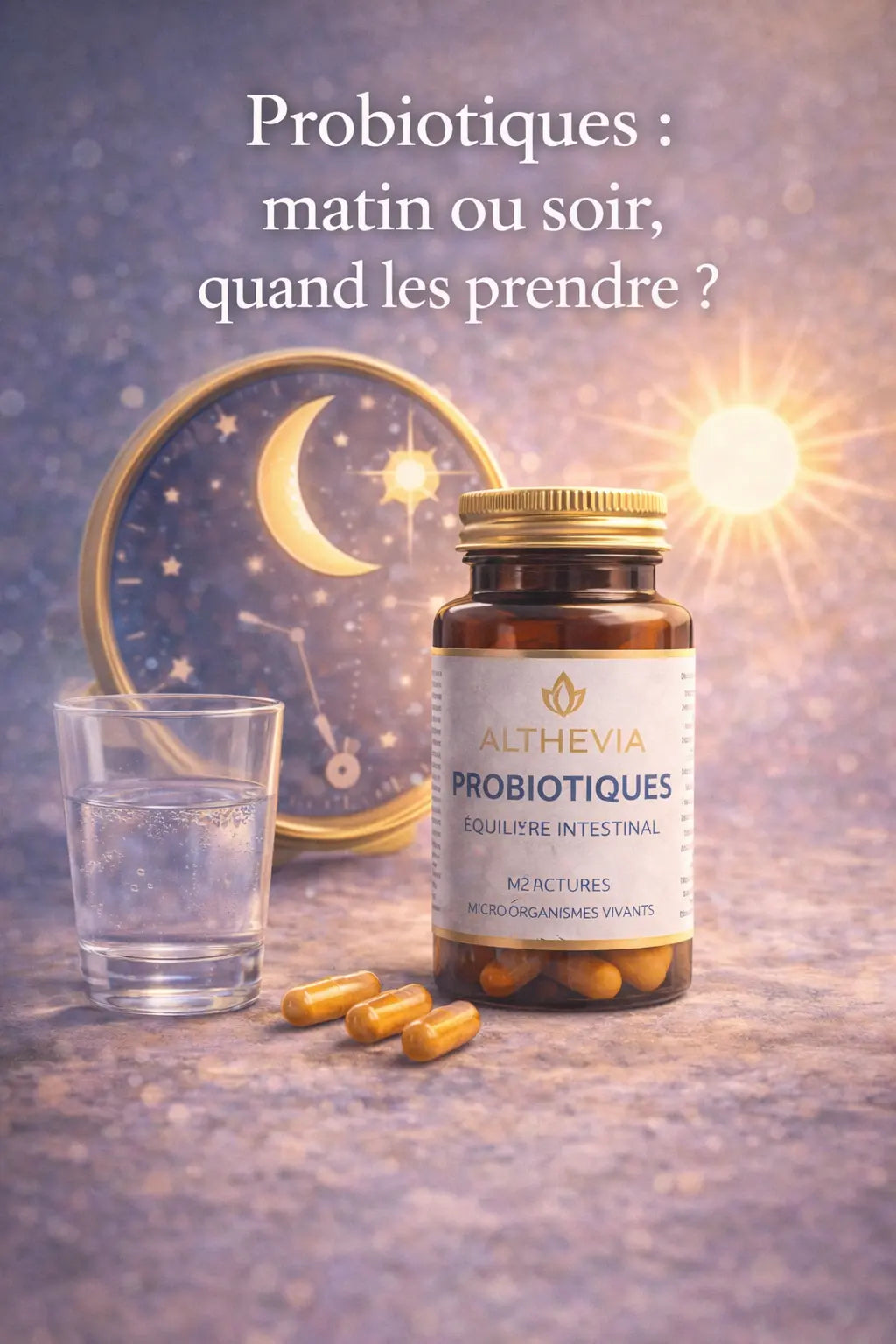 Probiotiques : matin ou soir, quand les prendre ? Althevia