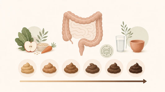 Illustration pédagogique sur les différentes couleurs des selles
