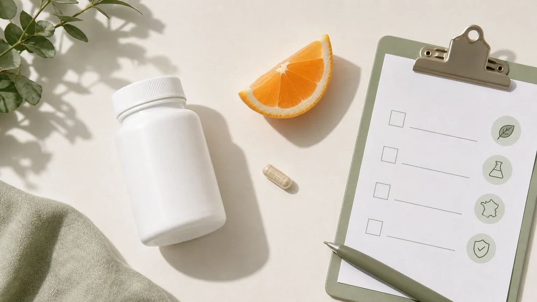 Repères visuels pour examiner un complément de vitamine C avant l’achat