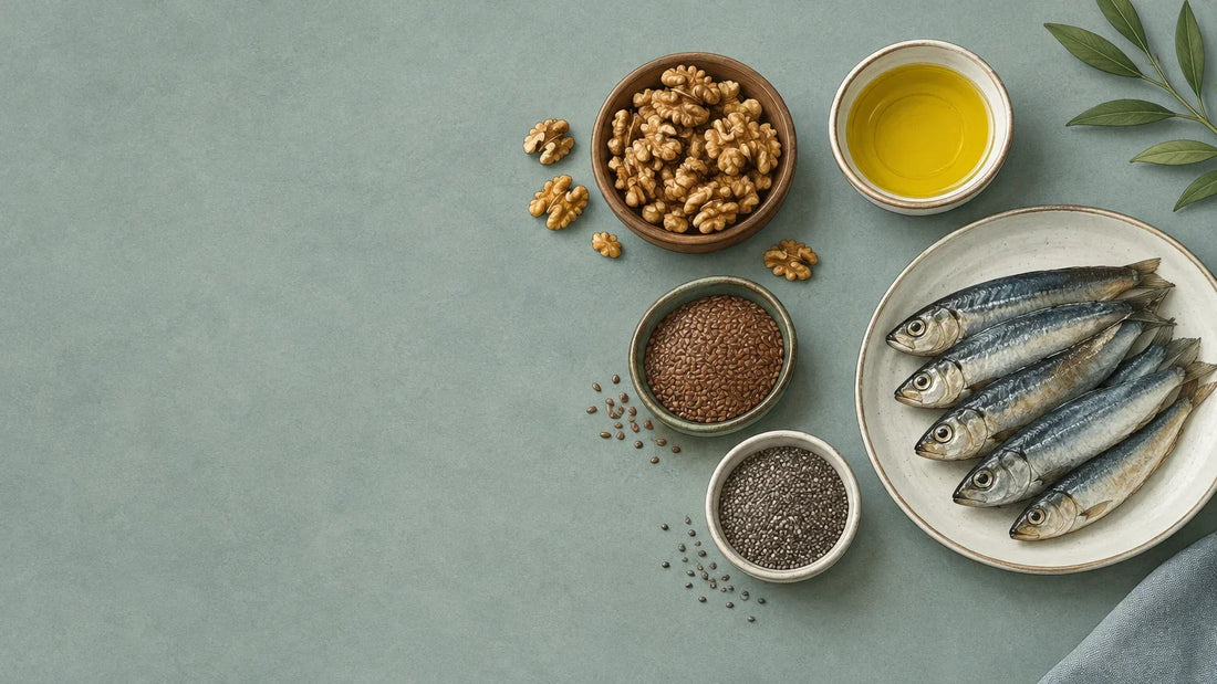 Noix, graines et sardines, sources alimentaires d’oméga-3