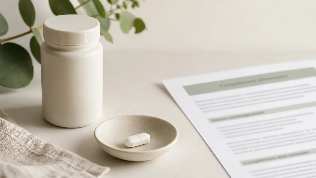 Flacon générique et document d’information sur les compléments alimentaires