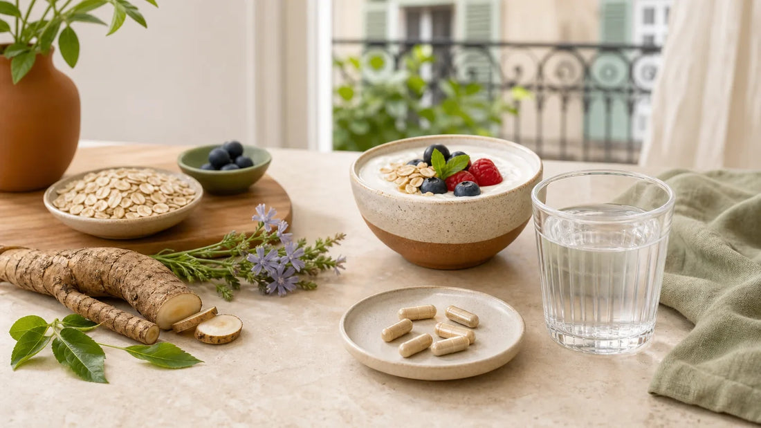 Sélection de compléments alimentaires pour soutenir la digestion et le microbiote