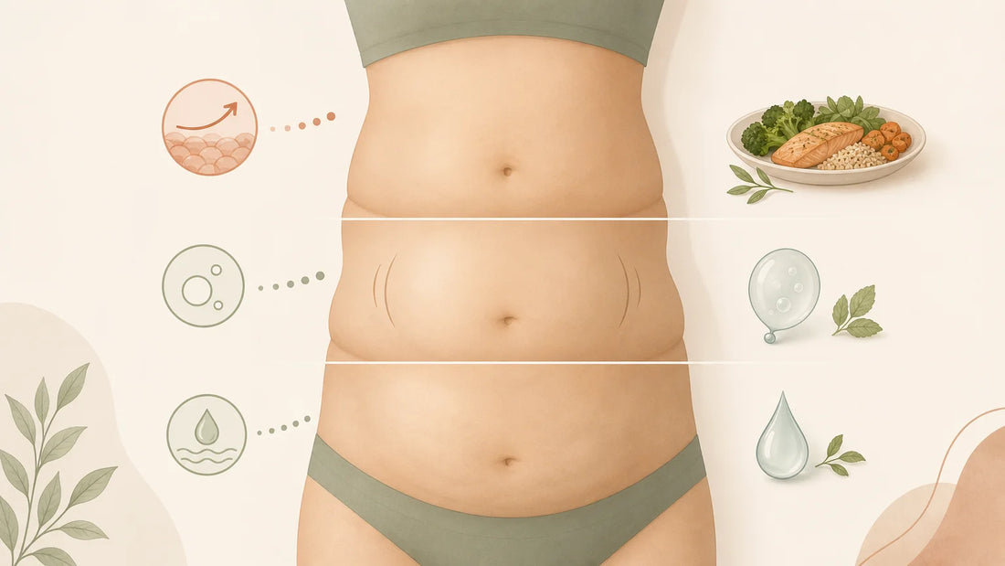 Illustration des principales causes d’un ventre plus volumineux