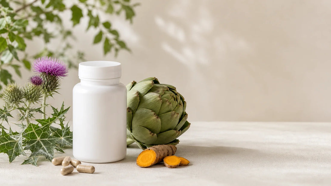 Complément alimentaire générique et plantes associées au bien-être du foie